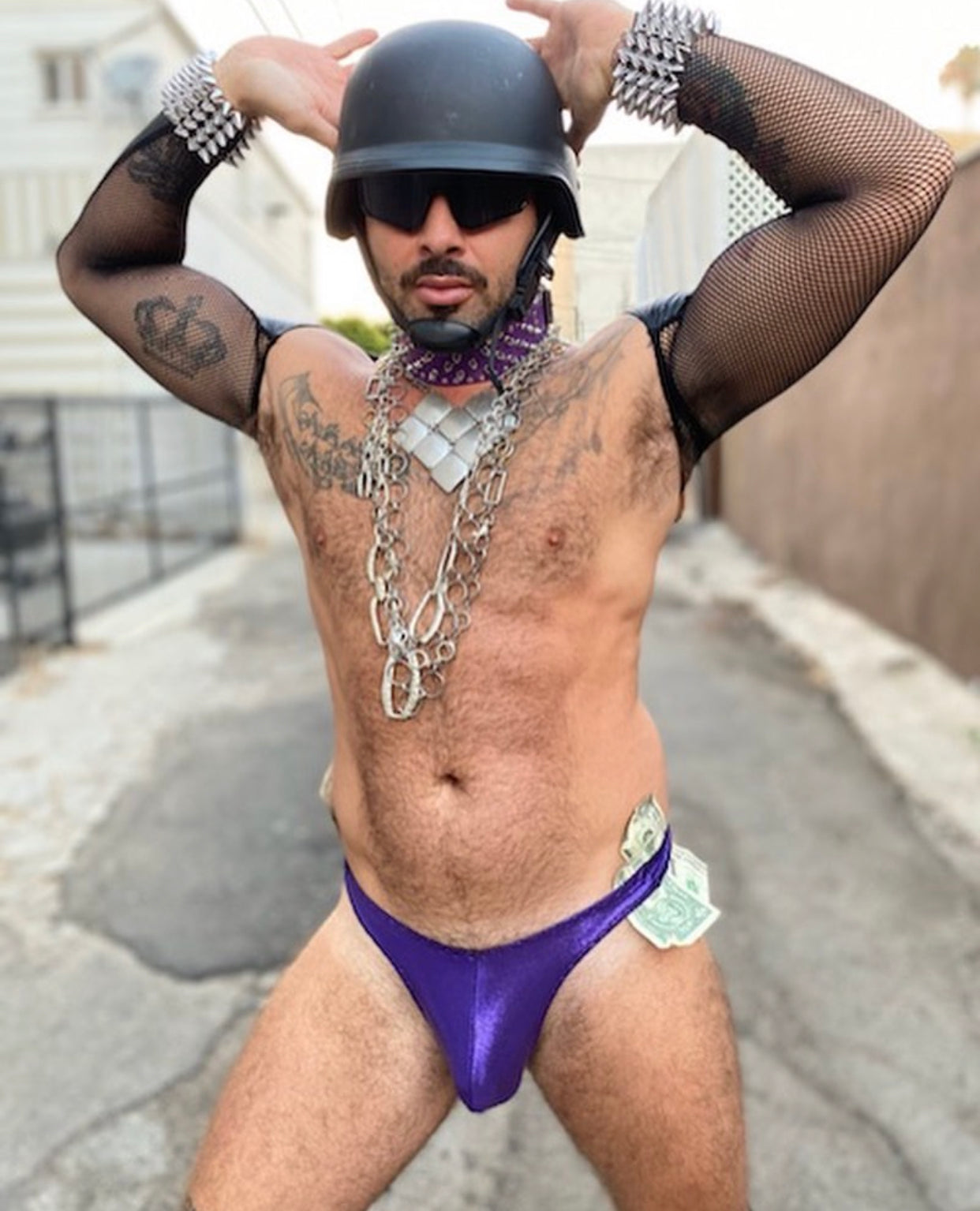 Eggplant Thong